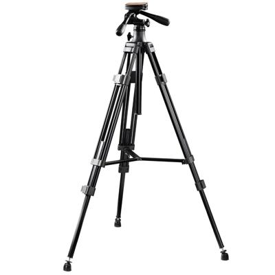 Walimex VT-2210 Tripod 1/4 inch Werkhoogte: 78 - 188 cm Zwart Incl. tas