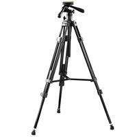Walimex VT-2210 Tripod 1/4 inch Werkhoogte: 78 - 188 cm Zwart Incl. tas - thumbnail