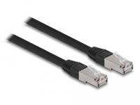Delock 80132 RJ45 Netwerkkabel, patchkabel CAT 6A S/FTP 20.00 m Zwart 1 stuk(s) - thumbnail