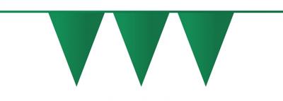 Donkergroene vlaggenlijn 10 meter