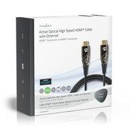 Nedis Actieve Optische High Speed HDMI-Kabel met Ethernet | 15 m | 1 stuks - CVBG3400BK150 CVBG3400BK150 Nedis Actieve Optische High Speed HDMI-Kabel met Ethernet | 15 m | 1 stuks - CVBG3400BK150 CVBG3400BK150
