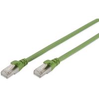 Digitus DK-1644-A-PUR-250 RJ45 Netwerkkabel, patchkabel CAT 6A S/FTP 25.00 m Groen Folie afscherming, Afscherming totaal, Afgeschermd, Halogeenvrij, Simplex, - thumbnail