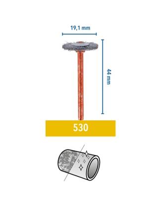 Dremel accessoires Platte inoxborstel 19,2 mm | 2615053032 - 26150530JA - thumbnail