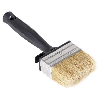 Copenhagen Pro wegwerp blokwitter - maat 3 x 7 - wit Chinees varkenshaar - kunststof steel - 23.234.37