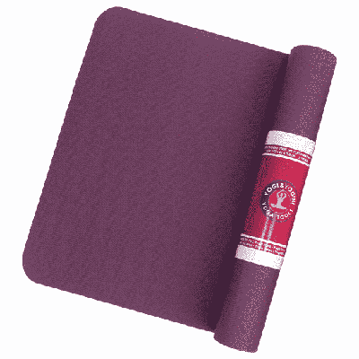 Yogi & Yogini TPE yogamat hoge dichtheid - paars/antraciet - 850gr Yogi & Yogini TPE yogamat hoge dichtheid - paars/antraciet - 850gr