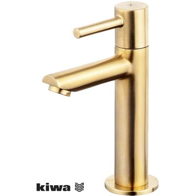 Wiesbaden Amador Fonteinkraan - Toiletkraan - Koudwaterkraan - XL - Kiwa - 1/2 - Geborsteld Messing