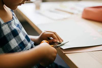 Fiskars 1005154 Knutselschaar Linkshandig, Rechtshandig 130 mm Oranje