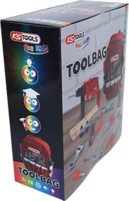 KS Tools 100201 Gereedschapsrugzak voor kinderen met assortiment, 25-delig KS Tools 100201 Gereedschapsrugzak voor kinderen met assortiment, 25-delig