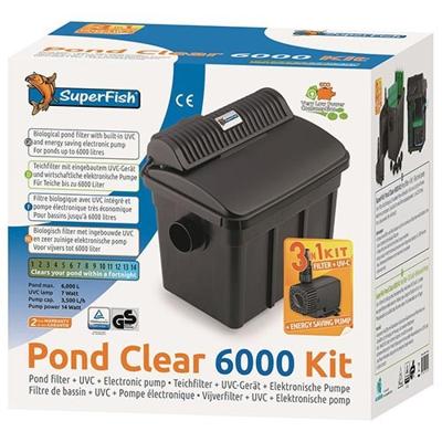 Pondclear Kit 6000 vijver SuperfishPondcl.kit 6000 -uvc 7w- pomp 2000l SuperFish - Superfish Pondclear Kit 6000 vijver SuperfishPondcl.kit 6000 -uvc 7w- pomp 2000l SuperFish - Superfish