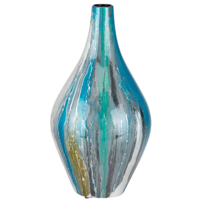 Vaas keramiek - vaas Blue Queen, smal - vaas blauw