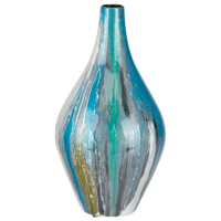 Vaas keramiek - vaas Blue Queen, smal - vaas blauw - thumbnail