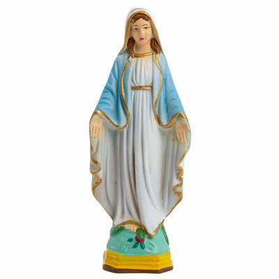 Beeld van Heilige Maria Miraculeuse - Handgeschilderd (17,5 cm)