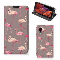 Samsung Galaxy Xcover 5 Hoesje maken Flamingo - thumbnail