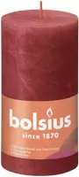 Bolsius Rustiek stompkaars 130/68 Rood - thumbnail