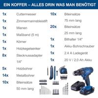 Scheppach Accuboormachine set 20V C-DTB74/1-X (met accu) - 5909315900 - thumbnail