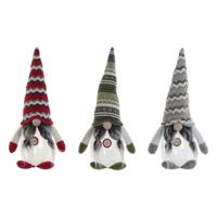 Kerstversiering DKD Home Decor Multicolour 17 x 12 x 37 cm (3 Stuks) - thumbnail