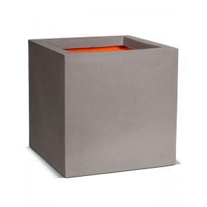 Capi Urban Smooth NL 50x50x50cm vierkante plantenbak lichtgrijs Capi Urban Smooth NL 50x50x50cm vierkante plantenbak lichtgrijs