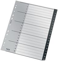 Leitz 12110000 indextab Numerieke tabbladindex Polypropyleen (PP) Zwart, Wit - thumbnail