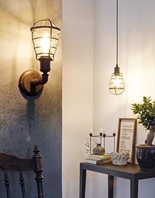 EGLO Port Seton Geschikt voor gebruik binnen Bruin E27 EGLO Port Seton Geschikt voor gebruik binnen Bruin E27