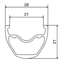 MAVIC crossride fts-x 6-bolt 29" front wheel - thumbnail