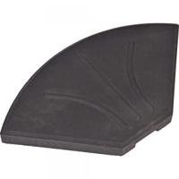 Kruisvoet betontegel 20 kg zwart - thumbnail