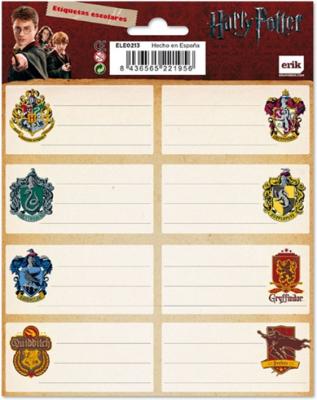 Harry Potter - Hogwarts School Label Stickers