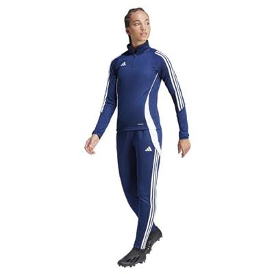 adidas Tiro 24 Trainingstrui 1/4-Zip Dames Donkerblauw Wit adidas Tiro 24 Trainingstrui 1/4-Zip Dames Donkerblauw Wit