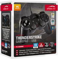 SL-6515-BK THUNDERSTRIKE - Spelpad - 12 knoppen - met bekabeling - zwart - voor PC - thumbnail