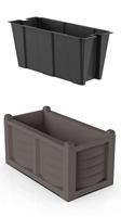 Bama kit arredo plantenbak 80x42.5x42 cm taupe - thumbnail
