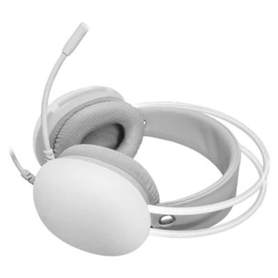 Hoofdtelefoon met microfoon Mars Gaming MH-GLOW Wit RGB