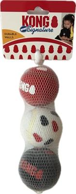 KONG SIGNATURE SPORT BALLS ASSORTI 6,5X6,5X6,5 CM 3 ST
