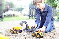 Dickie Toys Volvo Dumptruck + Licht en Geluid - thumbnail