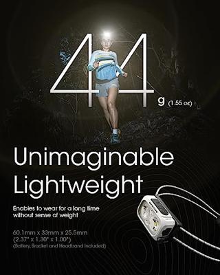 NiteCore NU21 weiß Hoofdlamp LED werkt op een accu 360 lm
