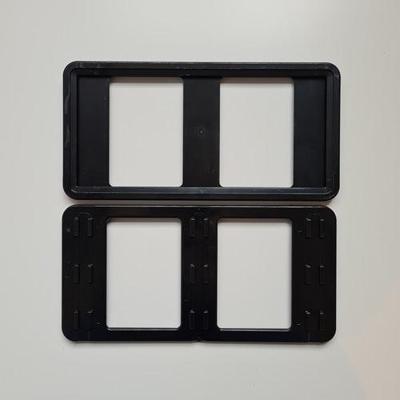 Prijskaartraam 210x99mm zwart