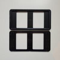 Prijskaartraam 210x99mm zwart - thumbnail