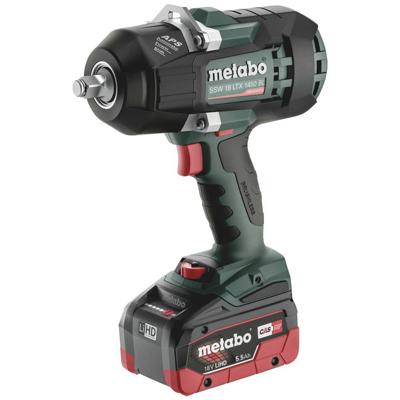 Metabo SSW 18 LTX 1450 BL 602401660 Accu-slagmoersleutel 1450 Nm 20 V Aantal meegeleverde accus: 2 LiHD Brushless, Incl. 2 accus, Incl. koffer, Incl. lader Metabo SSW 18 LTX 1450 BL 602401660 Accu-slagmoersleutel 1450 Nm 20 V Aantal meegeleverde accus: 2 LiHD Brushless, Incl. 2 accus, Incl. koffer, Incl. lader