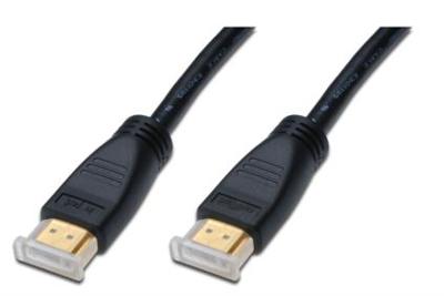 Digitus HDMI Aansluitkabel HDMI-A-stekker, HDMI-A-stekker 10.00 m Zwart AK-330105-100-S Vergulde steekcontacten HDMI-kabel