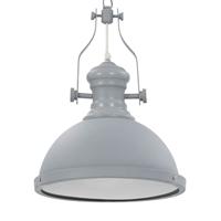 VidaXL Plafondlamp rond e27 grijs - thumbnail