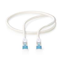 CAT6a-Kabel | S/FTP | RJ45 Male | RJ45 Male | 0.50 m | Snagless | Rond | Gevlochten / PVC | Zilver | Cover Window Box - thumbnail