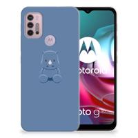 Motorola Moto G30 | G10 Telefoonhoesje met Naam Baby Rhino - thumbnail