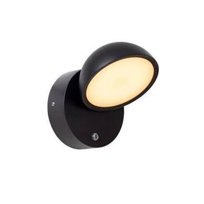 Lucide FINN - Wandlamp Binnen/Buiten - LED - 1x12W 3000K - IP54 - Dag/nacht sensor - Zwart Lucide FINN - Wandlamp Binnen/Buiten - LED - 1x12W 3000K - IP54 - Dag/nacht sensor - Zwart