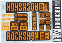 ROCKSHOX decor set decal set orange - thumbnail