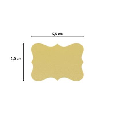 Vaessen Creative • figuurpons vintage label jumbo+ 4x6,35cm