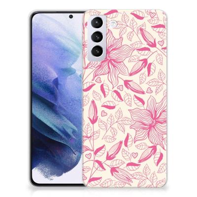 Samsung Galaxy S21 Plus | TPU Case | Pink Flowers