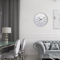 NeXtime NE-3255WI Spiegelklok - 43cm - Stille Wandklok - Landelijk - Wit - - "Cleopatra" - thumbnail