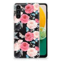 Samsung Galaxy A13 | A04s | TPU Case | Butterfly Roses - thumbnail