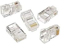 UTP connector 8-pins 8P8C (RJ45) voor CAT5, 100 stuks - thumbnail