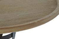 Bijzettafel DKD Home Decor Spar Zwart Metaal 60 x 60 x 63,5 cm - thumbnail