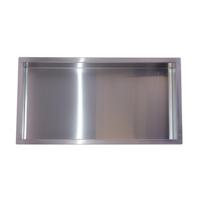 Inbouwnis BWS Elegance 30x60x10 cm RVS - thumbnail