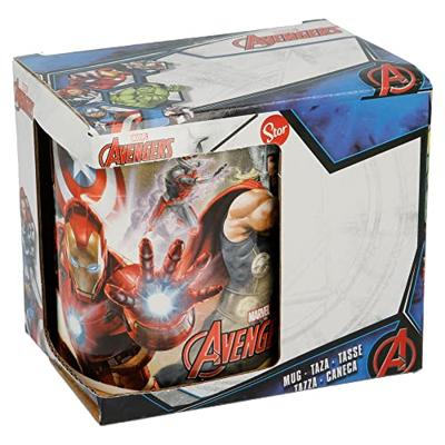Mok The Avengers Infinity Wit Keramisch Rood (350 ml)
